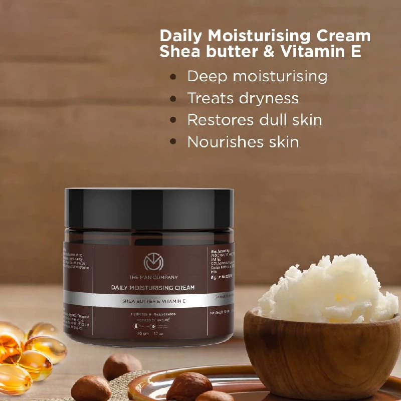 The Man Company Non-Sticky Daily Moisturizing Cream for Dry Skin, 50 g-2.webp